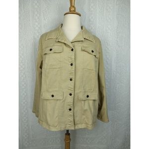 Mainstreet Blues Tan Denim Jacket Size 20W